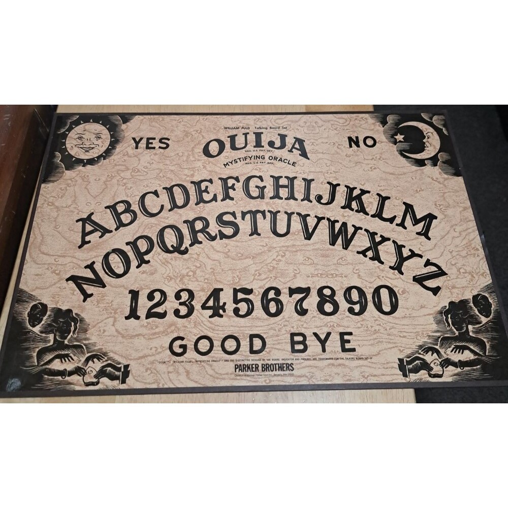 OUIJA Board Parker Brothers William Fuld BOARD ONLY